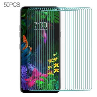 50 PCS for LG G8s ThinQ Ultra Slim 9H 2.5D Tempered Glass Screen Protective Film (Transparent)