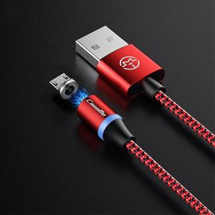 CaseMe Series 2 USB to Micro USB Magnetic Charging Cable, Length: 1m (Red)