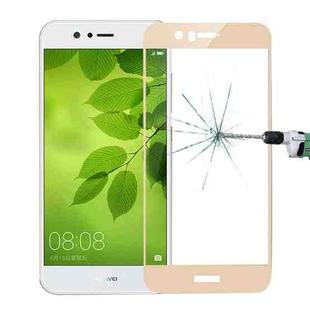 MOFI Huawei nova 2 0.3mm 9H Hardness 2.5D Explosion-proof Full Screen Tempered Glass Screen Film(Gold)