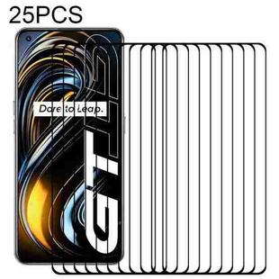 For OPPO Realme GT 5G / Realme GT Master 25 PCS Full Glue Full Cover Screen Protector Tempered Glass Film