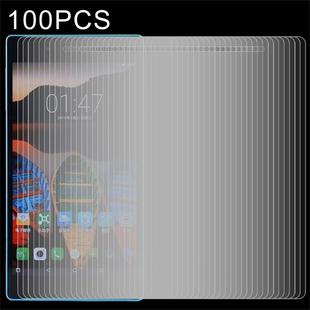 100 PCS for Lenovo Tab3 7 Essential / 710F 0.3mm 9H Surface Hardness Tempered Glass Screen Protector