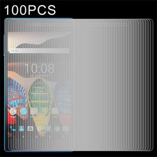 100 PCS for Lenovo TAB4 / TB-7304N 0.3mm 9H Surface Hardness Tempered Glass Screen Protector