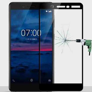 MOFI for Nokia 7 9H Surface Hardness 2.5D Arc Edge Full Screen Tempered Glass Film Screen Protector (Black)