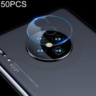 50 PCS Tempered Glass Back Camera Lens Film for Huawei Mate 30 Pro