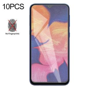 10 PCS Non-Full Matte Frosted Tempered Glass Film for Galaxy A10 / M10