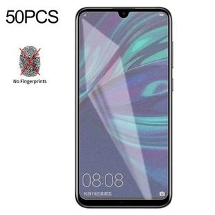 50 PCS Non-Full Matte Frosted Tempered Glass Film for Huawei Enjoy 9s, No Retail Package