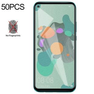50 PCS Non-Full Matte Frosted Tempered Glass Film for Huawei Mate 30 Lite, No Retail Package