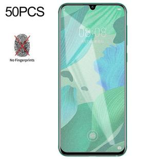 50 PCS Non-Full Matte Frosted Tempered Glass Film for Huawei Nova 5 Pro, No Retail Package