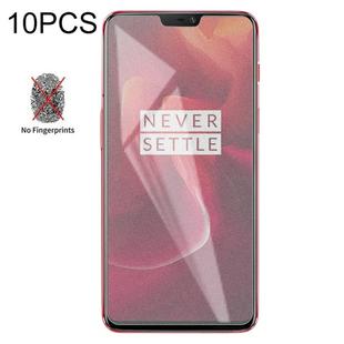 10 PCS Non-Full Matte Frosted Tempered Glass Film for OnePlus 6