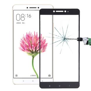 For Xiaomi  Max 0.26mm 9H Surface Hardness Explosion-proof Silk-screen Tempered Glass Full Screen Film(Black)