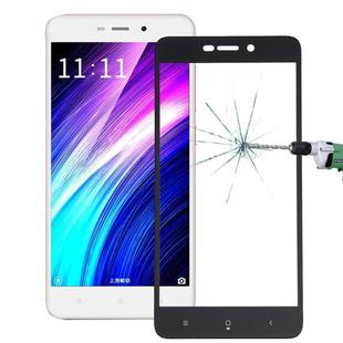 For Xiaomi  Redmi 4A 0.26mm 9H Surface Hardness Explosion-proof Silk-screen Tempered Glass Full Screen Film(Black)