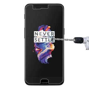 For OnePlus 5 0.3mm 9H Surface Hardness 2.5D Explosion-proof Non-full Screen Tempered Glass Screen Film