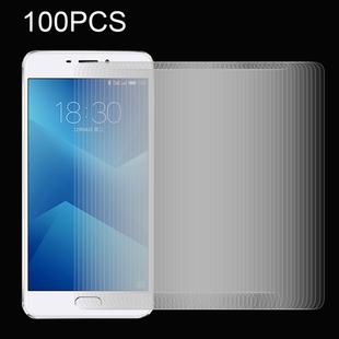 100 PCS for Meizu M5 Note 0.26mm 9H Surface Hardness Explosion-proof Tempered Glass Screen Film