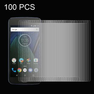 100 PCS for Motorola Moto G5 Plus 0.26mm 9H Surface Hardness Explosion-proof Tempered Glass Screen Film