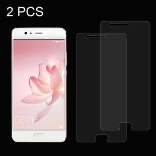 2 PCS for Huawei P10 Plus 0.26mm 9H Surface Hardness Explosion-proof Non-full Screen Tempered Glass Screen Film