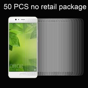 50 PCS for Huawei P10 0.26mm 9H Surface Hardness Explosion-proof Non-full Screen Tempered Glass Screen Film