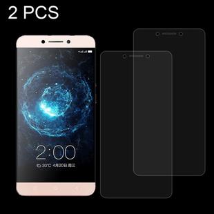 2 PCS for LETV Le Max 2 / X820 0.26mm 9H Surface Hardness 2.5D Explosion-proof Non-full Screen Tempered Glass Screen Film