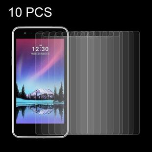 10 PCS for LG K4 (2017) 0.26mm 9H Surface Hardness Explosion-proof Non-full Screen Tempered Glass Screen Film