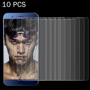 10 PCS for Huawei Honor V9 0.26mm 9H Surface Hardness Explosion-proof Non-full Screen Tempered Glass Screen Film