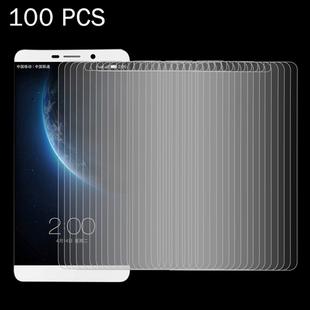 100 PCS for LETV Le Max 3 0.26mm 9H Surface Hardness Explosion-proof Non-full Screen Tempered Glass Screen Film