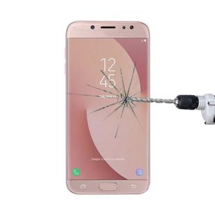 For Galaxy J7 (2017) (US Version) 0.3mm 9H Surface Hardness 2.5D Explosion-proof Non-full Screen Tempered Glass Screen Film