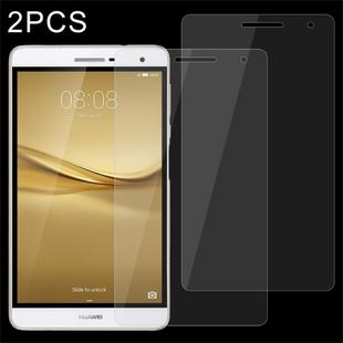 2 PCS for Huawei MediaPad T2 7.0 Pro 0.4mm 9H Surface Hardness Full Screen Tempered Glass Screen Protector