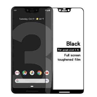 MOFI 0.3mm 9H 2.5D Curved Edge Full Screen Tempered Glass Screen Protector for Pixel3 XL(Black)