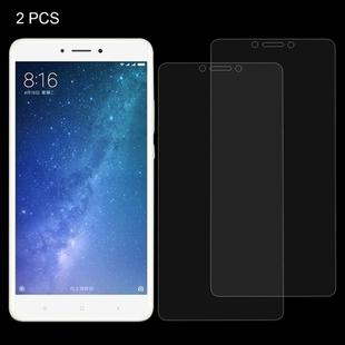 2 PCS for Xiaomi Mi Max 2 0.3mm 9H Surface Hardness 2.5D Explosion-proof Non-full Screen Tempered Glass Screen Film