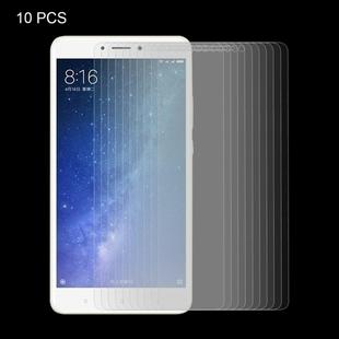 10 PCS for  Xiaomi Mi Max 2 0.3mm 9H Surface Hardness 2.5D Explosion-proof Non-full Screen Tempered Glass Screen Film
