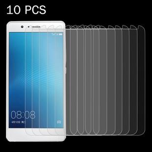10 PCS for Huawei G9 Plus 0.26mm 9H Surface Hardness Explosion-proof Non-full Screen Tempered Glass Screen Film