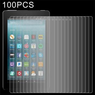 100 PCS 0.3mm 9H Full Screen Tempered Glass Film for Amazon Kindle Fire 7 2017