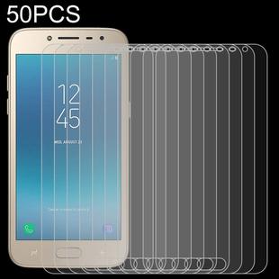 50 PCS 0.26mm 9H 2.5D Tempered Glass Film for Galaxy J2 Pro (2018), No Retail Package