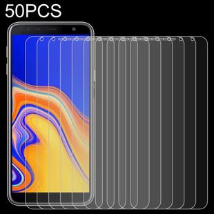 50 PCS 0.26mm 9H 2.5D Tempered Glass Film for Galaxy J4+, No Retail Package