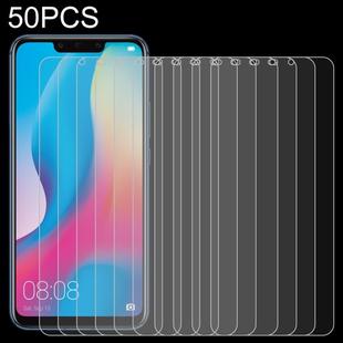 50 PCS 0.26mm 9H 2.5D Tempered Glass Film for Huawei Mate 20 lite, No Retail Package