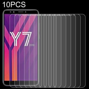 10 PCS 0.26mm 9H 2.5D Tempered Glass Film for Huawei Y7 2018