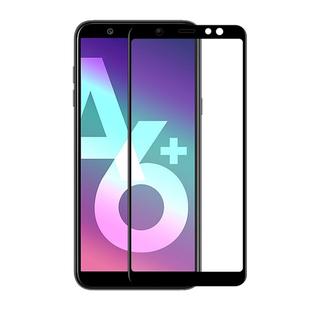 ENKAY Hat-Prince 0.26mm 9H 6D Curved Full Screen Tempered Glass Film for Galaxy A6+ (2018) (Black)