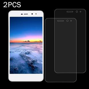 2 PCS for  Huawei Y5 2017 0.3mm 9H Surface Hardness 2.5D Explosion-proof Full Screen Tempered Glass Screen Film
