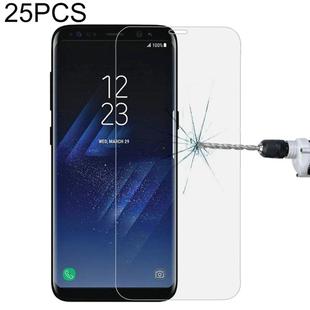 25 PCS For Galaxy S8 Full Screen Tempered Glass Screen Protector (Transparent)