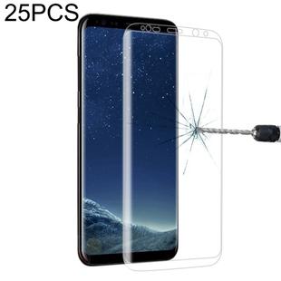 25 PCS Full Screen Tempered Glass Screen Protector For Galaxy S8 / G9500 (Transparent)