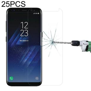 25 PCS For Galaxy S8 / G950 Case Friendly Screen Curved Tempered Glass Film (Transparent)