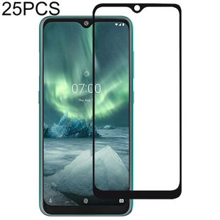 25 PCS For Nokia 7.2 Full Cover ScreenProtector Tempered Glass Film