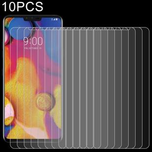 10 PCS 0.26mm 9H 2.5D Explosion-proof Tempered Glass Film for LG V40