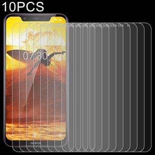 10 PCS 0.26mm 9H 2.5D Explosion-proof Tempered Glass Film for Nokia 8.1