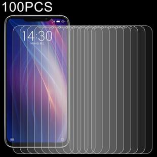 100 PCS 0.26mm 9H 2.5D Explosion-proof Tempered Glass Film for Meizu X8