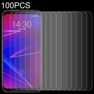 100 PCS 0.26mm 9H 2.5D Explosion-proof Tempered Glass Film for Meizu 16X