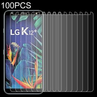 100 PCS 0.26mm 9H 2.5D Tempered Glass Film for LG K40
