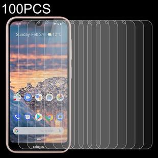 100 PCS 0.26mm 9H 2.5D Tempered Glass Film for Nokia 4.2