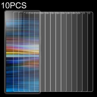 10 PCS 0.26mm 9H 2.5D Tempered Glass Film for Sony Xperia 10 Plus