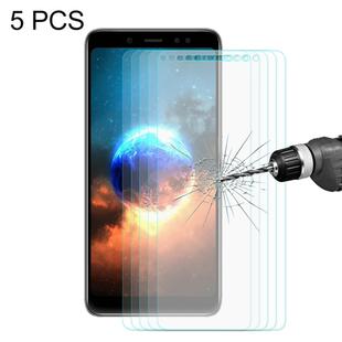 5 PCS ENKAY Hat-Prince for  Xiaomi Redmi Note 5 Pro 0.26mm 9H Hardness 2.5D Curved Edge Tempered Glass Screen Film