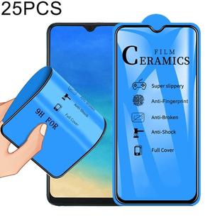 25 PCS 2.5D Full Glue Full Cover Ceramics Film for Galaxy A40